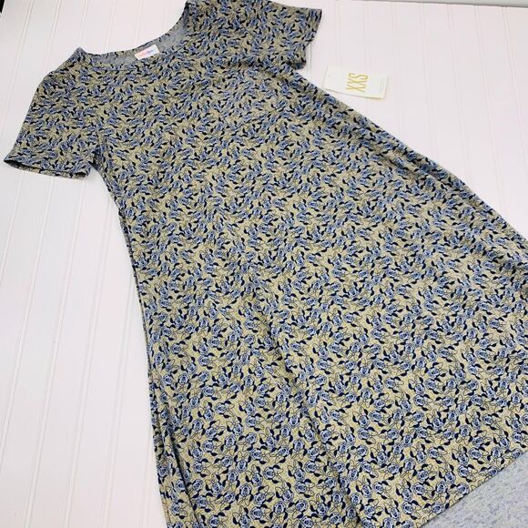 NOT FOR SALE LulaRoe Women's Disney Minnie Mouse Carly Dress Sz XXS Gray - Picture 1 of 7